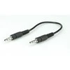 Kabelis Roline Jack 3.5mm - Jack 3.5mm 0.2m juoda (11.09.4500)