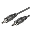 Kabelis Roline Jack 3.5mm - Jack 3.5mm 0.2m juoda (11.09.4500)