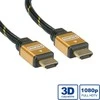 Roline HDMI – HDMI laidas 2 m aukso spalvos (11.04.5562)