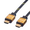 Roline HDMI – HDMI laidas 2 m aukso spalvos (11.04.5562)