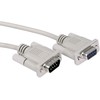 Roline DB-9 - DB-9, 3m, Pilka (11.01.6230)