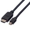 Kabelis Roline DisplayPort Mini - HDMI 3m juoda (JAB-2600814)