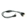 Kabelis Roline Jack 3.5mm - Jack 3.5mm 0.3m juoda (11.09.4439)