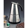 Kavos aparatas Rommelsbacher Espresso maker EKO 366/E Manual Elektrinė moka pot, 365 W, Nerūdijantis plienas/ juodas