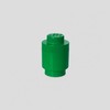 LEGO Storage Brick 1 Round žalia