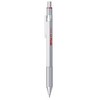 rotring 600 Multipen 3in1 sidabrinis Smulkaus švino rašiklis, rutulinis rašiklis mėlynas/raudonas