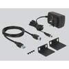 HUB USB 3.1 DELOCK 13-PORT AKTYWNY pramoninis 19" JUODA