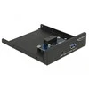 Šakotuvas FRONTPANEL DELOCK 3.5" 1X USB-A 3.1 1X USB-C