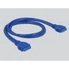 FRONTPANEL DELOCK 3.5" 1X USB-A 3.1 1X USB-C