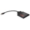 „SanDisk SSD“ nešiojamojo kompiuterio atnaujinimo įrankių rinkinį sudaro USB 3.0 į SATA laidas, instrukcijos, klonavimo programinė įranga