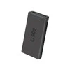 Power Bank 10000 mAh 2 USB 2.1A By SBS Juodas