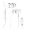 Ausinės SBS Studio Mix 100 In-Ear Lightning MFi baltas