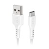 SBS TECABLEMICROC15W USB-A – USB-C kabelis 1.5m – baltos spalvos