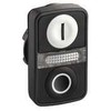 Schneider Electric ZB5, Mygtukas, Baltas, Integruotas LED, IP66, IK05, 23 g