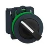 Schneider Electric Harmony XB5 Plokščias plastikinis jungiklis. juodas fi30 2 padėčių stabilus 1Z + 1R XB5FD25