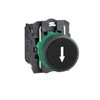 Schneider Electric Schneider Pilnai juodai uždengtas mygtukas, skersmuo 22, su savimi. grąžinti - ,rodyklė žemyn, - 1 NO XB5AA3351