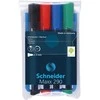 Schneder Žymeklių baltai lentai rinkinys Schneider, 4 spalvos