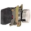 Schneider Electric Valdymo mygtukas 22 mm baltas su savaiminio grįžimo funkcija ir apšvietimu 1Z 1R (XB4BW31M5)