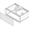 SCHROFF SCHROFF EuropacPRO Rinkinys ekranuojantis EMC priekinis/galinis skydas horizontaliam bėgiui, 84 AG, 10 vnt