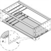 SCHROFF SCHROFF Montavimo plokštė 19 stelažų ir modulių laikikliui, 63 AG, ilgio plokštės 160 mm