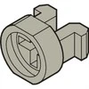 SCHROFF Tuleje do M2.5, plastikowe, pilka, 100 vnt.