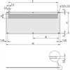 SCHROFF Panel tylny , perforowany, nieekranowany, do RatiopacPRO i PropacPRO, 3 HU, 84 HP