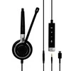 EPOS Sennheiser Ausinės Impact SC 635 USB-C 3,5mm USBC 3,5mm mono juodas sidabrinis (1000669)