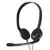 Itin lengvos kompiuterinės ausinės Sennheiser PC 3 CHAT, su mikrofonu, 2x 3.5mm, Juodos