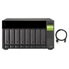 Serveris QNAP TL-D800C saugojimo diskų korpusas 2.5/3.5" HDD / SSD aptvaras Juoda, Pilka