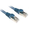 Sharkoon 0.25m Cat.6 S/FTP - 0.25 m - Cat6 - S/FTP (S-STP) - RJ-45 - RJ-45 - Mėlyna