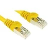Sharkoon Patchkabel RJ45 Stecker > RJ45 Stecker CAT.6 S/FTP (gelb, 1,5 Meter)