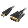 Sharkoon Adapterkabel HDMI > DVI-D (juodas, 5 Meter, Dual Link, 24+1)