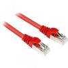 „Sharkoon“ tinklo kabelis RJ45 CAT.6 SFTP - raudonas - 1,5 m