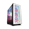 Sharkoon ELITE SHARK CA300H , Big-Tower-case - baltas, 2x gehrtetes Glas