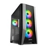 Sharkoon TG7M RGB, Tower-case - juodas, Seitenteil from gehrtetem Glas