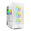 Sharkoon Rebel C50 RGB, Tower-case - baltas, Gehrtetes Glas