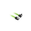Sharkoon SATA 3 - 0.45 m - SATA III - SATA 7-pin - SATA 7-pin - Male/Male - Juodas,Žalias