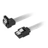 Sharkoon SATA 3 - 0.45 m - SATA III - SATA 7-pin - SATA 7-pin - Male/Male - Juodas,Baltas