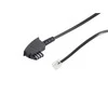 helos Anschlusskabel TAE F/6P4C, 4-adrig, 20 m, US-Std, juodas, lose