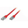 S-Conn ShiverPeaks TP-Patchkabel Cat.6 S-FTP PIMF 10.0 m raudona HALOGENFREI - Cable - Network