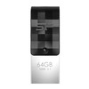 Silicon Power Mobile C31 USB flash drive 64 GB USB Type-A / USB Type-C 3.2 Gen 1 (3.1 Gen 1) Juodas, Sidabrinis