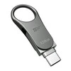 „Silicon Power Mobile C80“ USB atmintinė 128 GB A tipo USB / C tipo USB 3.0 (3.1 Gen 1) Titanium