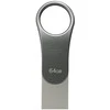 Atmintukas Silicon Power Mobile C80 64GB USB 3.0 Type-C Sidabrinis