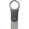 Atmintukas Silicon Power Mobile C80 64GB USB 3.0 Type-C Sidabrinis