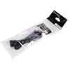 SilverStone 4 kontaktų „Molex“ ir 4 SATA jungčių prailginimo kabelis, 300 mm, juodas