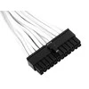 SilverStone SST-PP07-MBW 1 x pagrindinės plokštės 24 kontaktų jungtis, Išplėskite kabelio ilgio esamą maitinimo šaltinį, Suderinamas su visais PSU.