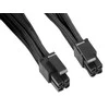 SilverStone 8-Pin-EPS to 4+4-Pin-ATX/EPS – 300mm juodas