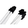 SilverStone 8-Pin-EPS auf 4+4-Pin-ATX/EPS - 300mm baltos spalvos