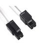 SilverStone 8-Pin-EPS auf 4+4-Pin-ATX/EPS - 300mm baltos spalvos