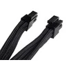 SilverStone 8-Pin-EPS to 4+4-Pin-ATX/EPS – 300mm juodas
